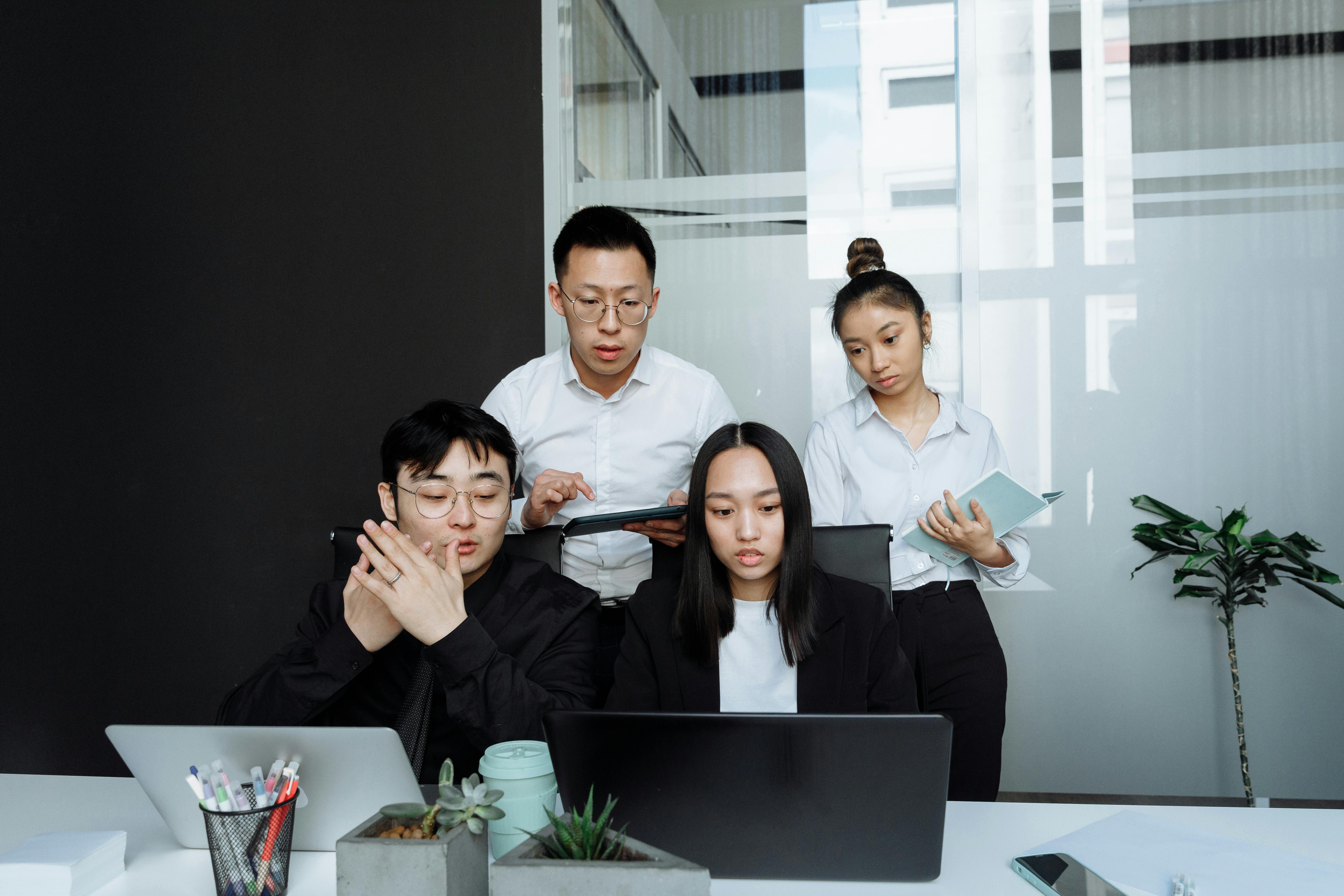 Professional studying Mandarin Chinese characters for business